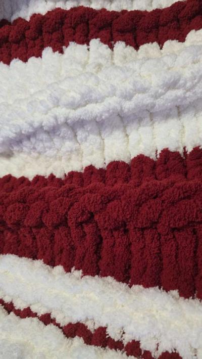 Viral chunky knit baby  blanket - Thumbnail 6