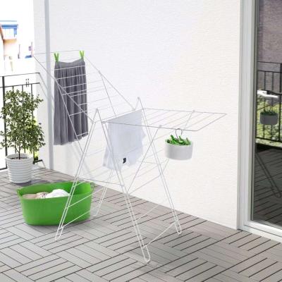 IKEA FROST White Foldable Clothes Drying Rack - Thumbnail 5