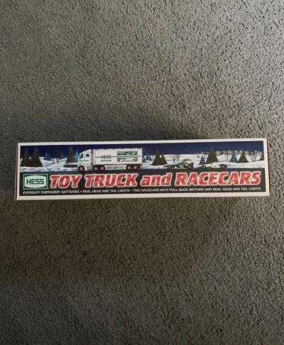 2003 Hess Truck w Pullback RACE CARS openbox see details bel - Thumbnail 6