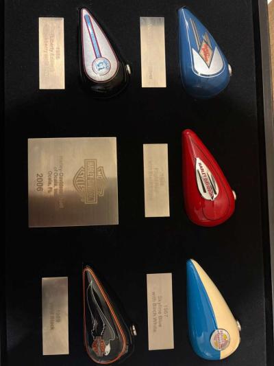 Harley Davidson Collectible Mini Gas Tank Set - Thumbnail 3