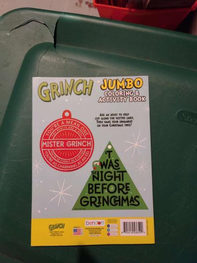Grinch activity and coloring book - Thumbnail 4
