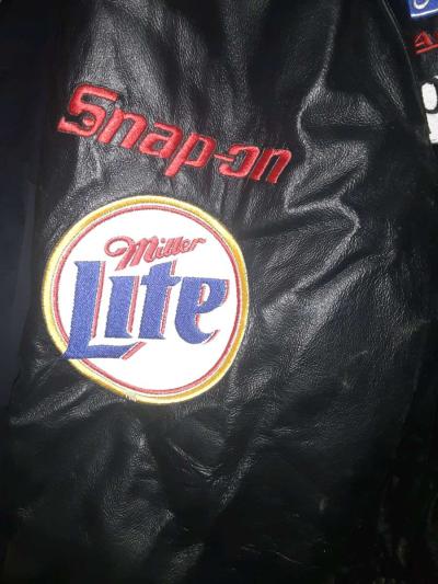 Rusty Wallace heavy leather jacket - Thumbnail 5