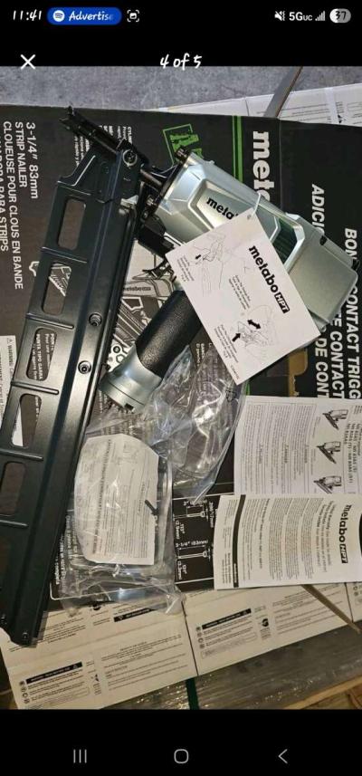 Metabo HPT Frame Nailer 3inch  NEW - Thumbnail 4