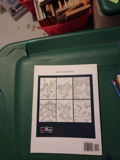 Country Winter coloring book - Thumbnail 4