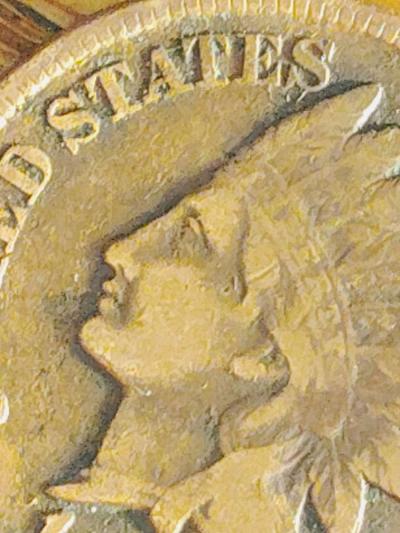 1887 Indian hd cent FULL LIBERTY and MINT ERRORS - Thumbnail 6