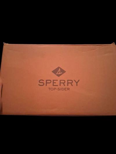 mens Sperry top sider boat shoes grey and black new in box - Thumbnail 5