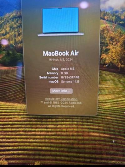 2024 MacBook air m3 15inchmagic mouse usbc and satechi desk - Thumbnail 2