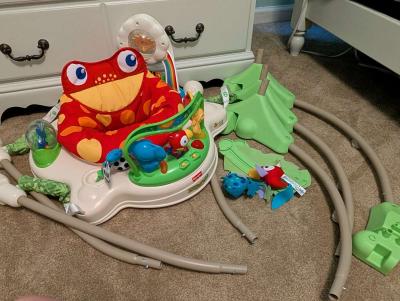 Fisher Price Rainforest Jumperoo Baby Bouncer - Thumbnail 5