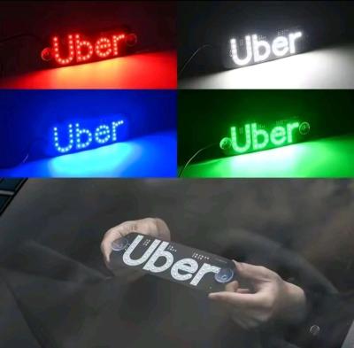 uber usb led car sign - Thumbnail 2
