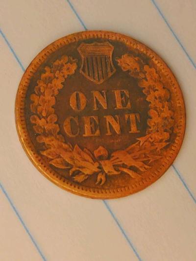 1887 Indian hd cent FULL LIBERTY and MINT ERRORS - Thumbnail 4