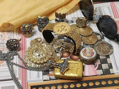 GRATE SOUVENIRS GOLD PLATED  SET BAR FOR 15TH ITEMS AVAILABL - Thumbnail 5