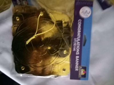 gold congratulations banner x5 - Thumbnail 2