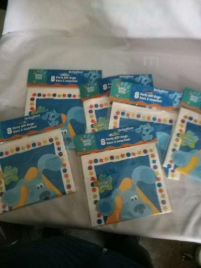 8pack x5 blues clues party bags - Thumbnail 2