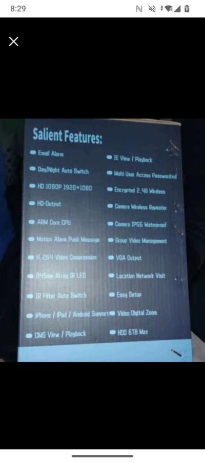 Dual Antennas for WiFi Enhanced AI Human Detected 2K 30MP wi - Thumbnail 2