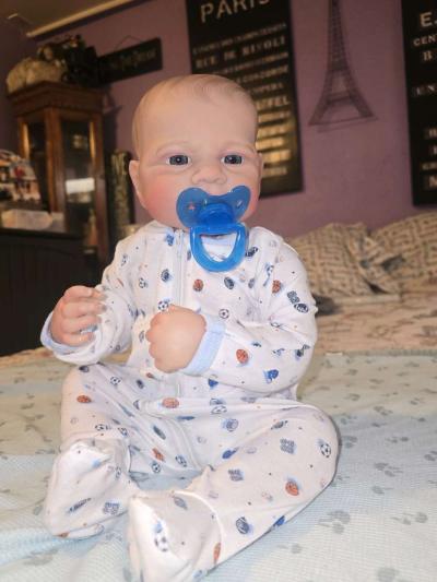 Realistic looking baby boy doll - Thumbnail 5