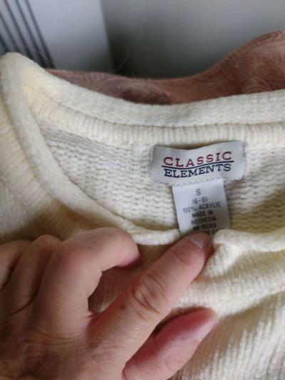 Ladies pullover sweater - Thumbnail 2