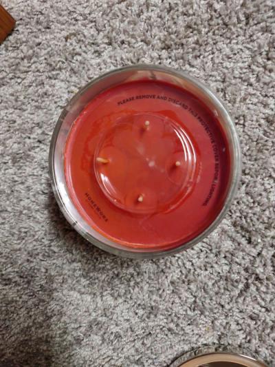 Caramel apple scented candle - Thumbnail 2
