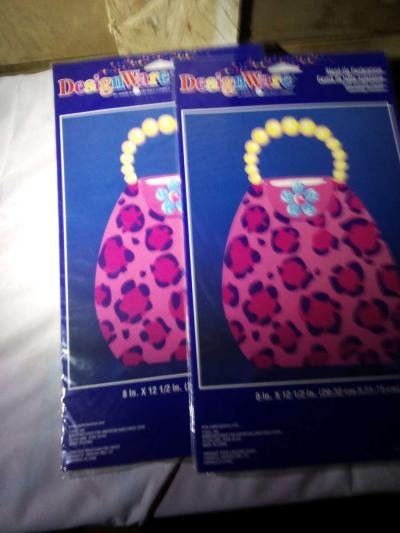 5x pink purse for girls party table top center peaces - South Haven, Michigan