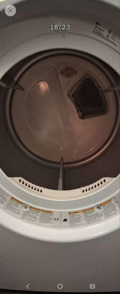 LG Elite White FrontLoad Washer  Gas Dryer Set  Stackable - Thumbnail 6