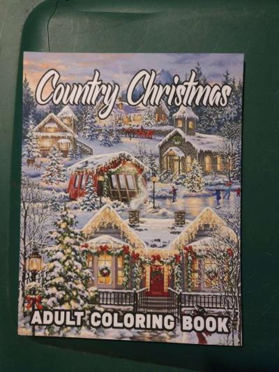 Country Christmas coloring book - Thumbnail 1