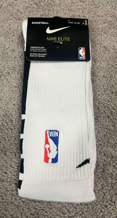 3 Nike Elite DriFit NBA Crew Socks Mens Large - Thumbnail 2