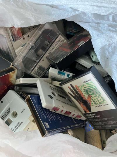 bag of cassette tapes - Thumbnail 1
