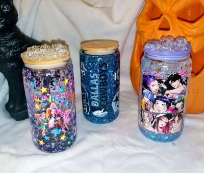 16oz Snowglobe tumblers - Thumbnail 3