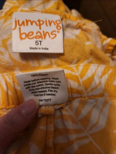 Baby yellow 2 piece girl outfit - Thumbnail 3