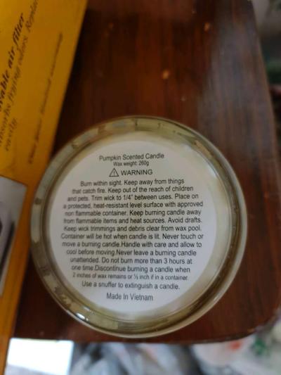 Thankful Pumpkin Scented candle - Thumbnail 3