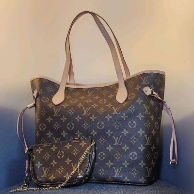 Louis Vuitton M40156 Neverfull MM Monogram Tote with rare ma