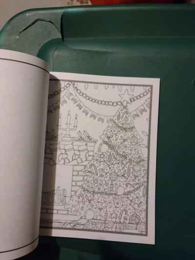 Country Christmas coloring book - Thumbnail 2