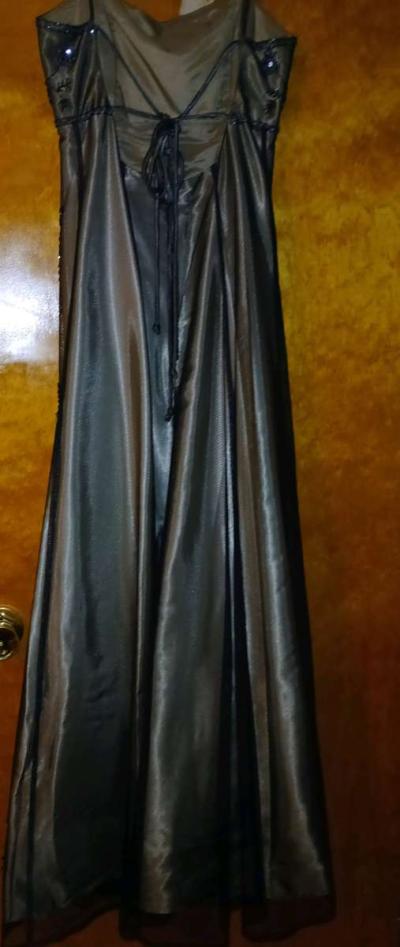 Green Laced with beading Prom Junior Dress - Thumbnail 2