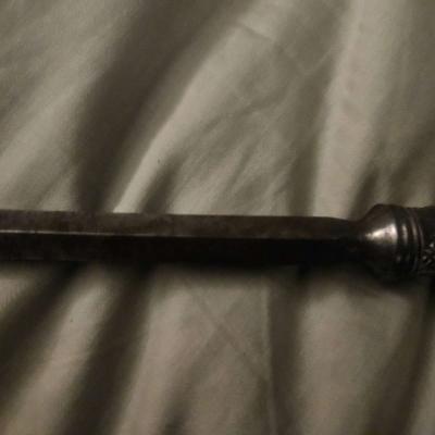 long antler handled sharpener - Thumbnail 4