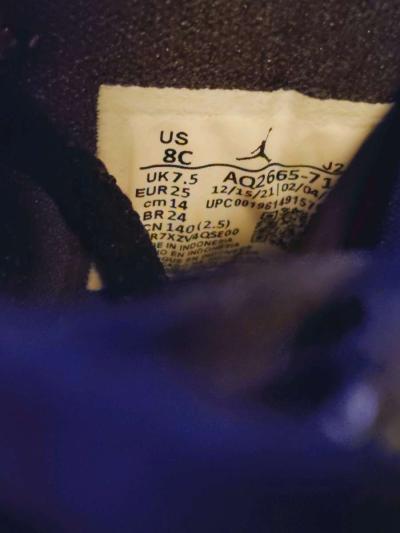 Air Jordan 1 High Retro OG Taxi Black Sail TD Deadstock Sz8 - Thumbnail 4