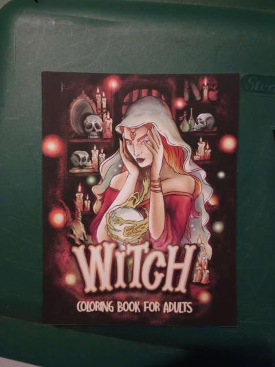 Witch coloring book - Thumbnail 1
