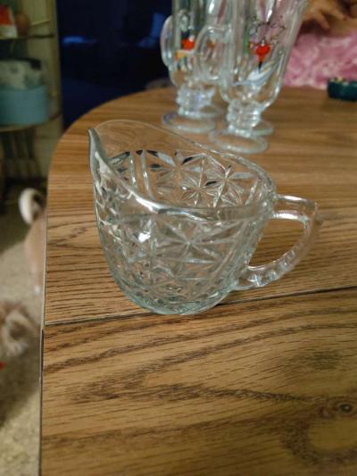 This is a Libbey Hobstar clear glass tumbler - Thumbnail 2