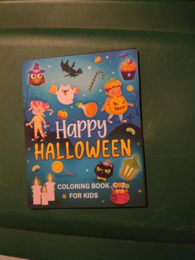 Happy Halloween coloring book for kids - Thumbnail 1