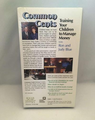 Focus on the Family Presents Common Cents VHS SEALED See des - Thumbnail 2