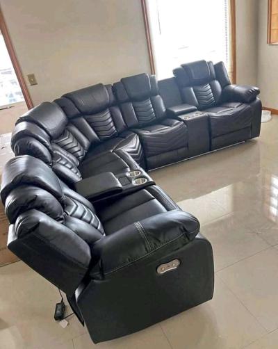 Electric Reclining Sectional Super offer