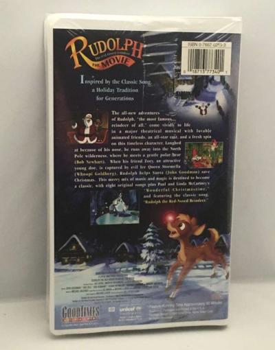 Rudolph the RedNosed Reindeer The Movie VHS 1998 SEALED see - Thumbnail 2