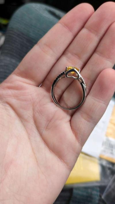 diamond ring in white gold - Thumbnail 3