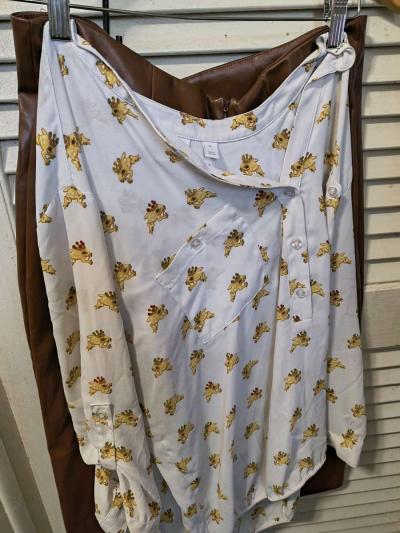 brown 2XL skirt and top - Thumbnail 2