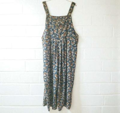 Floral Jumpsuit with Pockets - Thumbnail 2