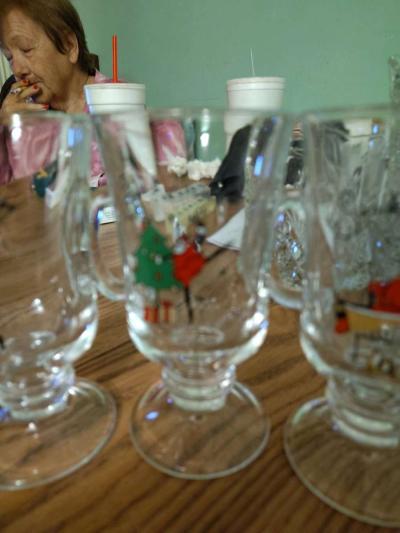 Pottery Barn Santa Baby Irish coffee mugs set of 4 - Thumbnail 3