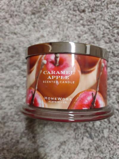 Caramel apple scented candle - Thumbnail 1