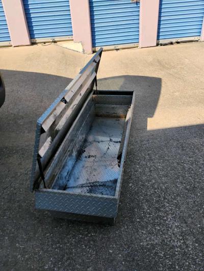 Galvanized steel diamond plate truck tool box 125 OBO - Thumbnail 4