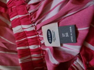 Girl pink and white dress - Thumbnail 3