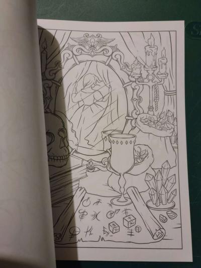 Witch coloring book - Thumbnail 2