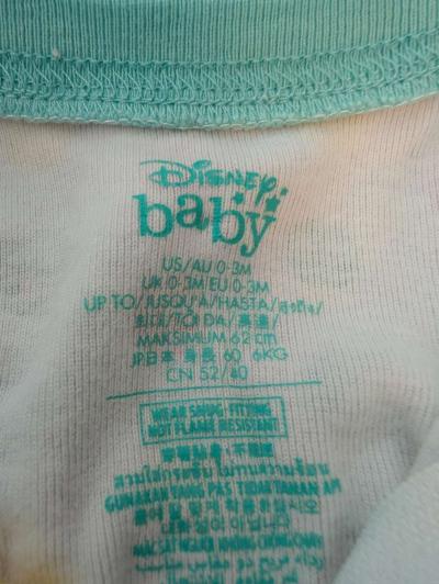 Disney baby sleepsuit with feet - Thumbnail 3