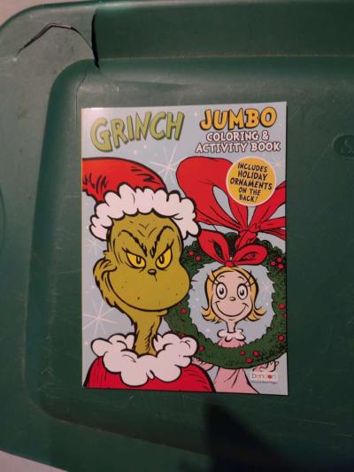 Grinch activity and coloring book - Thumbnail 1